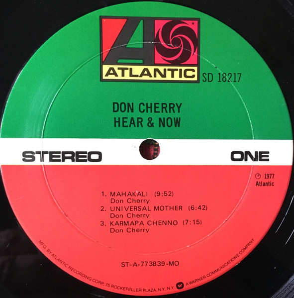 Don Cherry - Hear & Now (LP, Album, MO )