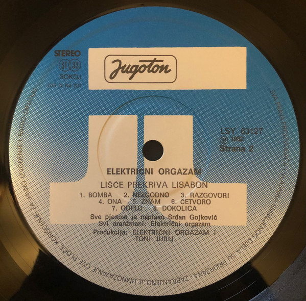 Električni Orgazam - Lišće Prekriva Lisabon (LP, Album)