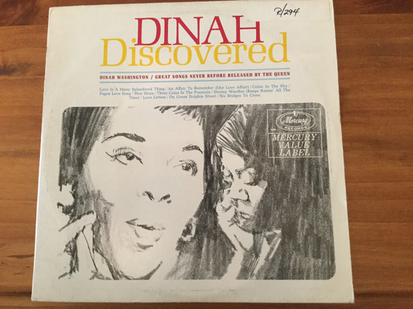Dinah Washington - Dinah Discovered (LP, Mono)