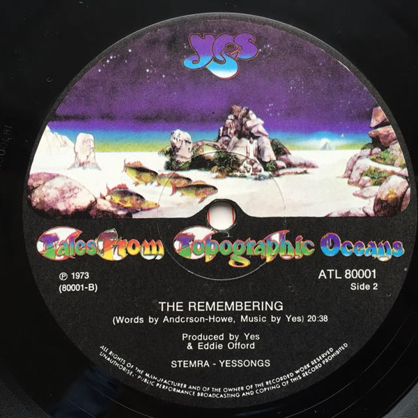 Yes - Tales From Topographic Oceans (2xLP, Album, Gat)