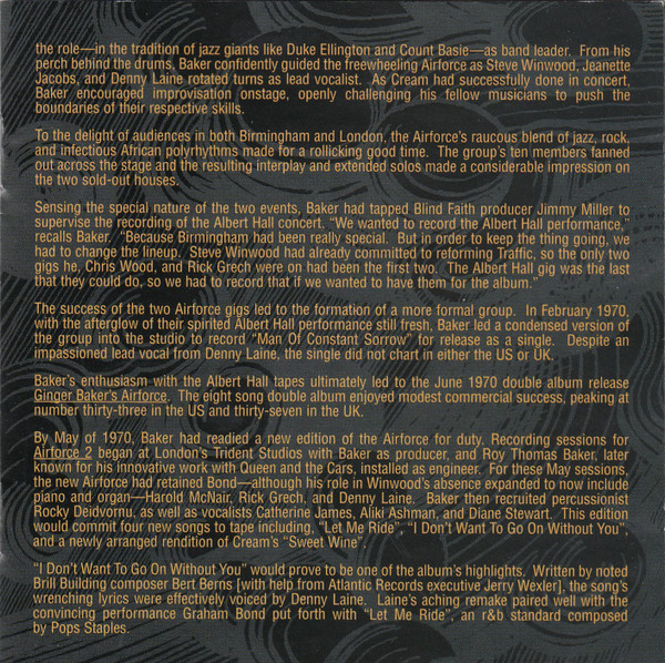 Ginger Baker - Do What You Like (2xCD, Comp, RM)