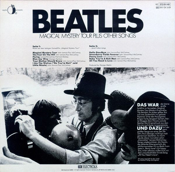 Beatles* - Magical Mystery Tour Plus Other Songs (LP, Comp, RE)