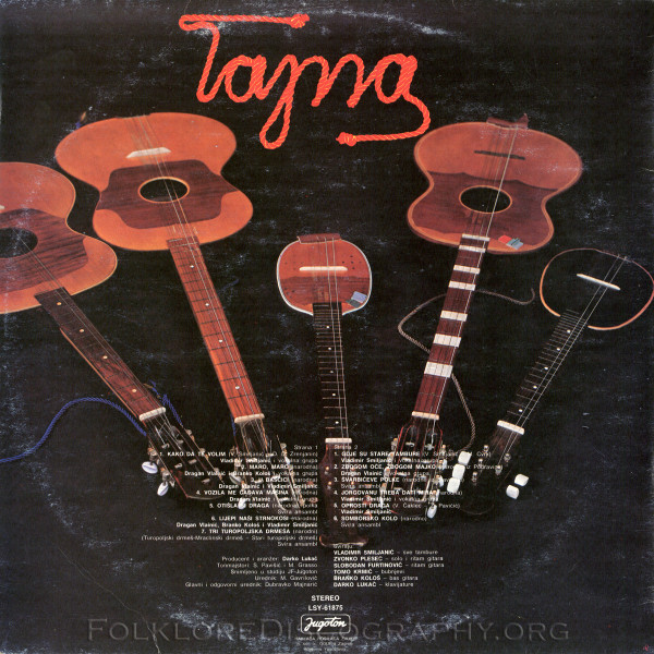 Tajna - Gdje Su Stare Tambure (LP, Album)