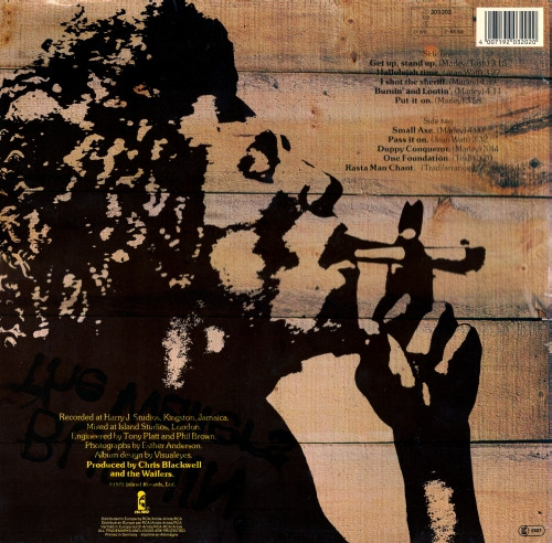 The Wailers - Burnin' (LP, Album, RP, Gat)