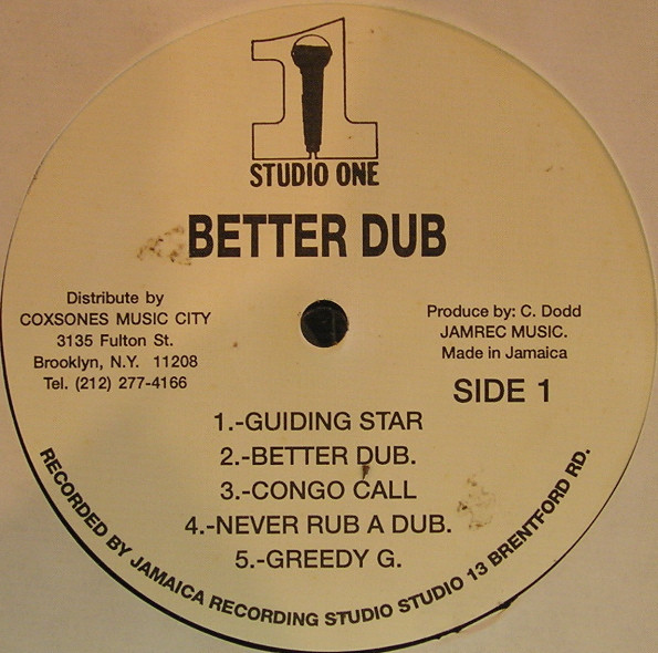 Dub Specialist - Better Dub From Studio One (LP, Album, RP)
