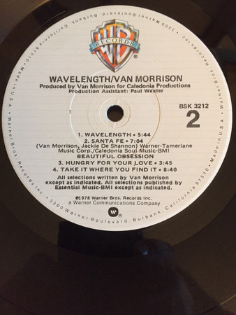 Van Morrison - Wavelength (LP, Album, Los)