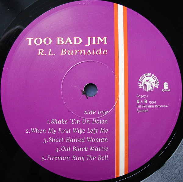 R.L. Burnside - Too Bad Jim (LP, Album)