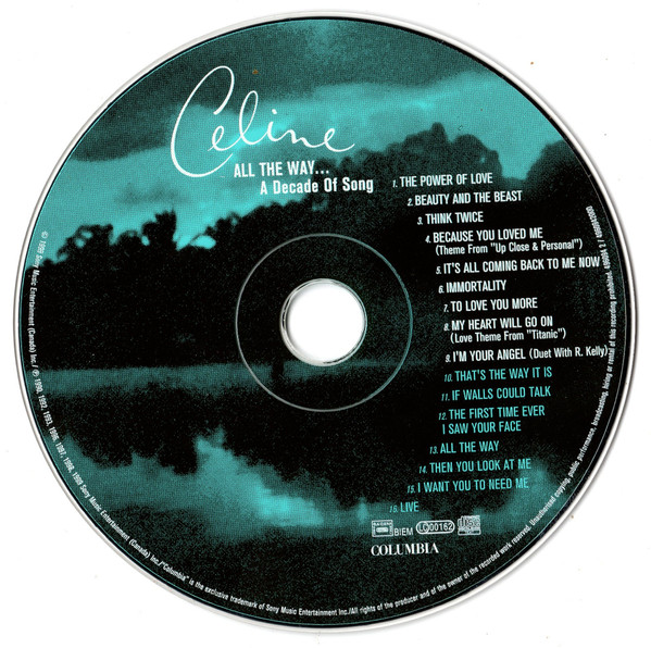 Celine* - All The Way... A Decade Of Song (CD, Comp)