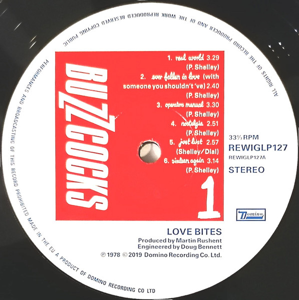 Buzzcocks - Love Bites (LP, Album, RE, RM, Emb)