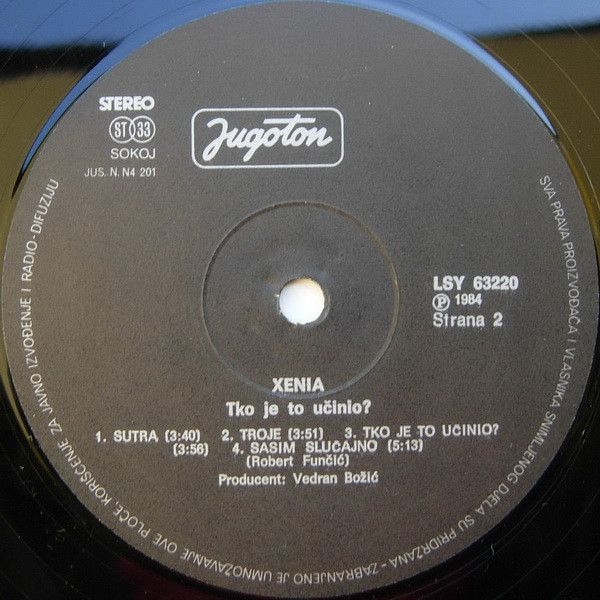 Xenia (2) - Tko Je To UÄinio? (LP, Album)