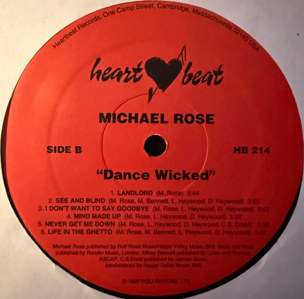 Michael Rose - Dance Wicked (LP, Album)