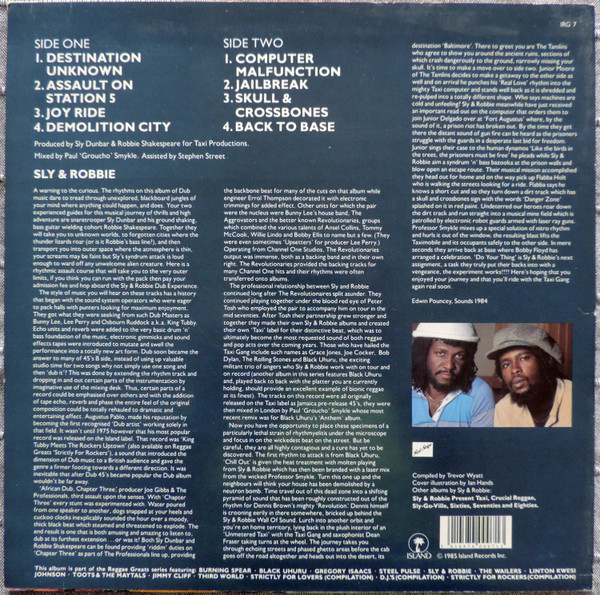 Sly & Robbie - A Dub Experience (LP, Album)