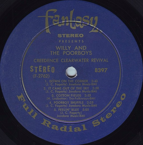 Creedence Clearwater Revival - Willy And The Poor Boys (LP, Album, Hol)