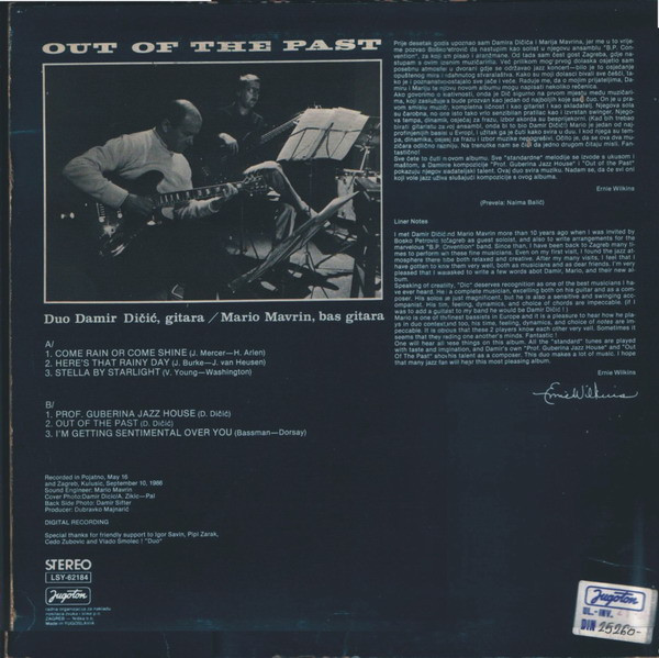 Damir Dičić / Mario Mavrin - Out Of The Past (LP, Album)