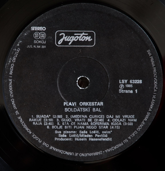 Plavi Orkestar - Soldatski Bal (LP, Album)