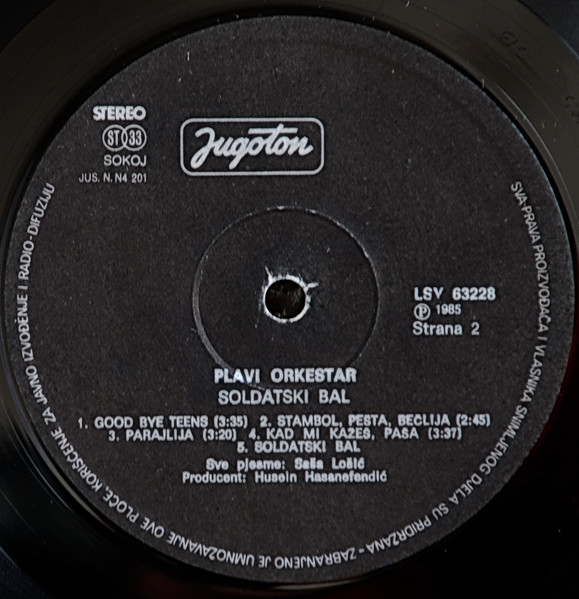 Plavi Orkestar - Soldatski Bal (LP, Album)