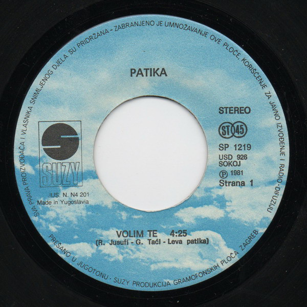 Patika - Volim Te / Nepravda (7