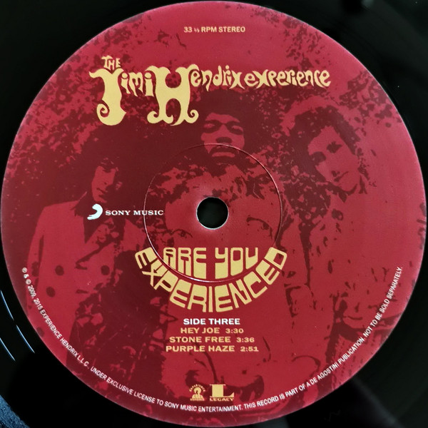 The Jimi Hendrix Experience - Are You Experienced (2xLP, Album, RE, RM, 180)