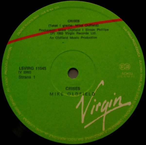 Mike Oldfield - Crises (LP, Album)