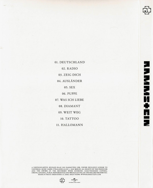 Rammstein - Untitled (CD, Album, S/Edition, DIN)