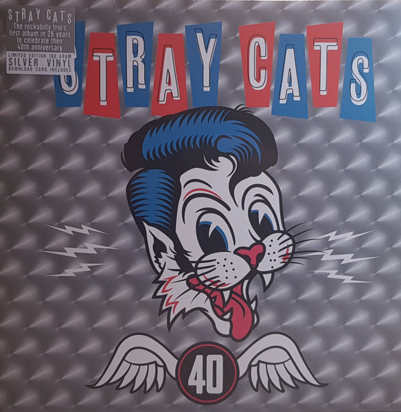 Stray Cats - 40  (LP, Album, Ltd, Sil)