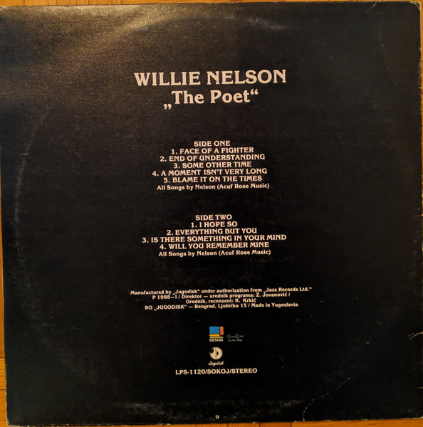 Willie Nelson - The Poet (LP, Comp)