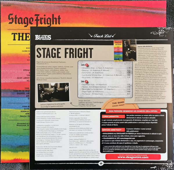 The Band - Stage Fright (LP, Album, RE, 180)