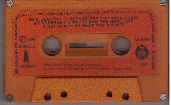 Eric Clapton - Eric Clapton (Cass, Album, RE)