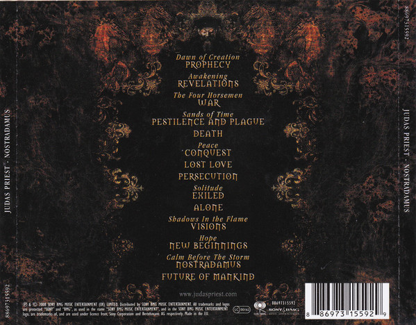 Judas Priest - Nostradamus (2xCD, Album)
