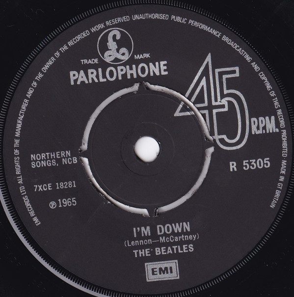The Beatles - Help! b/w I'm Down (7