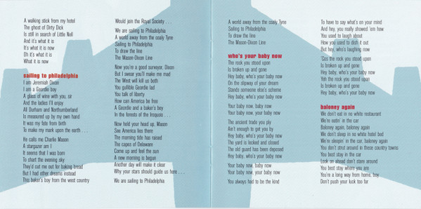 Mark Knopfler - Sailing To Philadelphia (HDCD, Album)