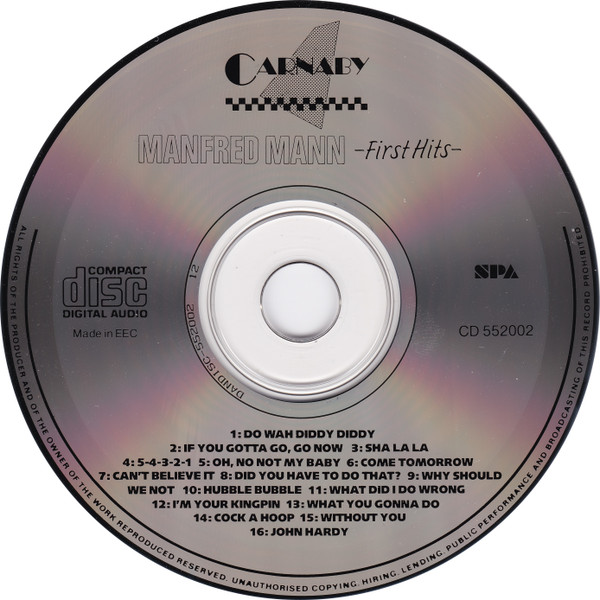 Manfred Mann - First Hits (CD, Comp, RE)