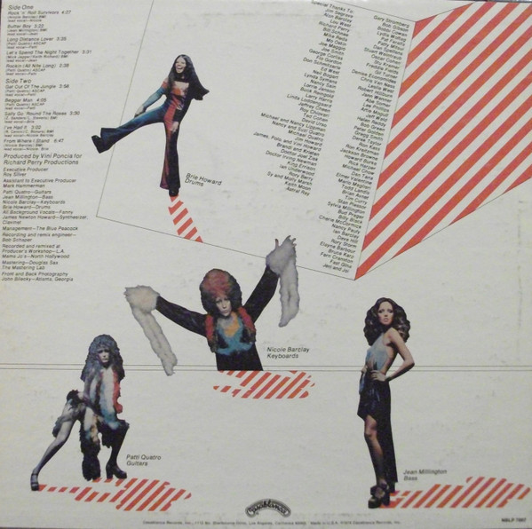 Fanny (2) - Rock And Roll Survivors (LP, Album, Ter)