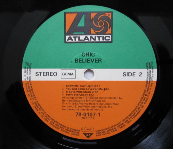 Chic - Believer (LP, Album)