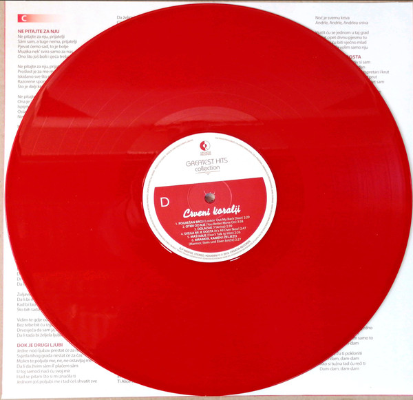 Crveni Koralji - Greatest Hits Collection (2xLP, Comp, RM)