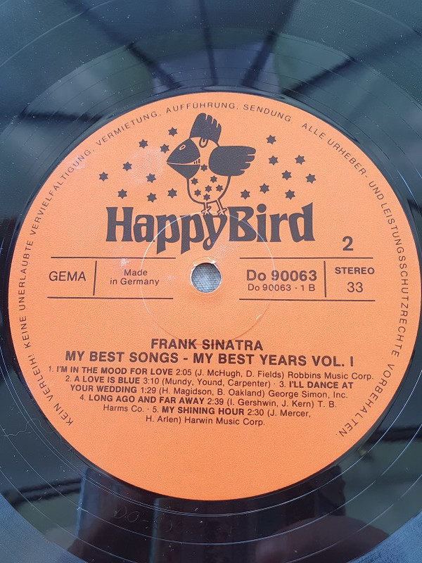 Frank Sinatra - My Best Songs - My Best Years Vol.1 (2xLP, Comp, Gat)