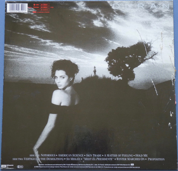 Duran Duran - Notorious (LP, Album, Promo)