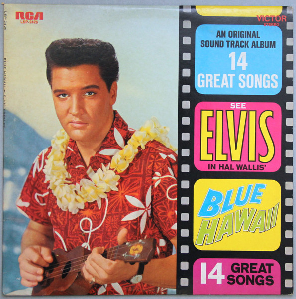 Elvis Presley - Blue Hawaii (LP, Album, RE, San)