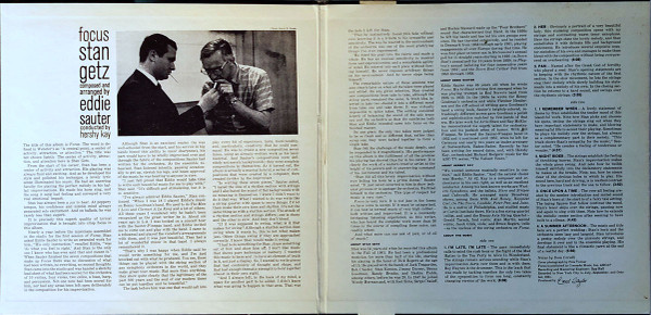 Stan Getz / Eddie Sauter - Focus (LP, Album, Gat)