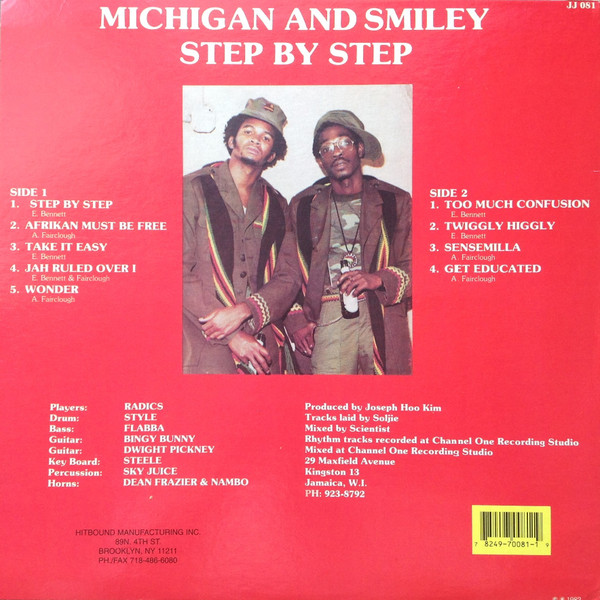 Michigan And Smiley* - Step By Step (LP, Album, RP)