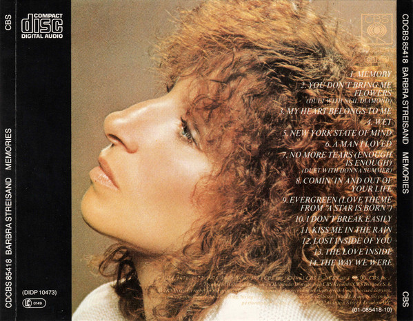Barbra Streisand - Memories (CD, Comp, RE)