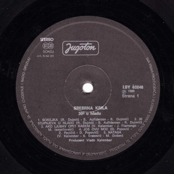 Srebrna Krila - 30Ëš U Hladu (LP, Album)