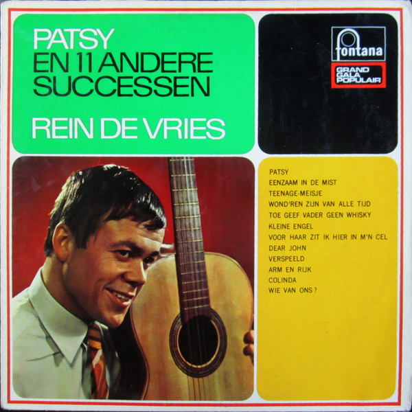 Rein De Vries (2) - Patsy En 11 Andere Successen (LP, Album, Mono)