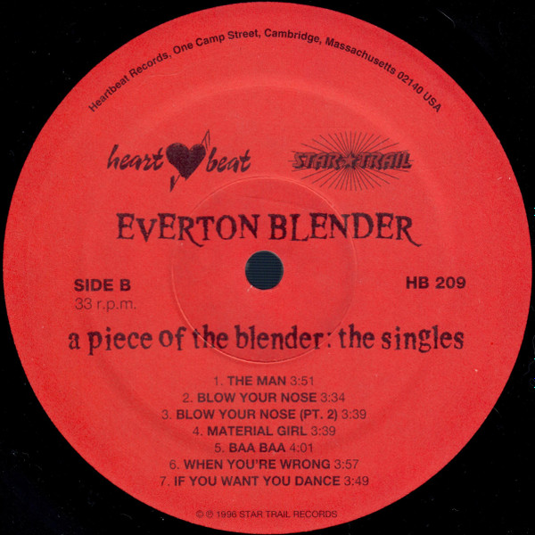 Everton Blender - A Piece Of The Blender: The Singles (LP, Album)