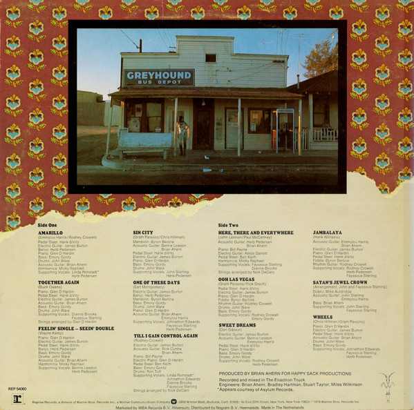 Emmylou Harris - Elite Hotel (LP, Album)