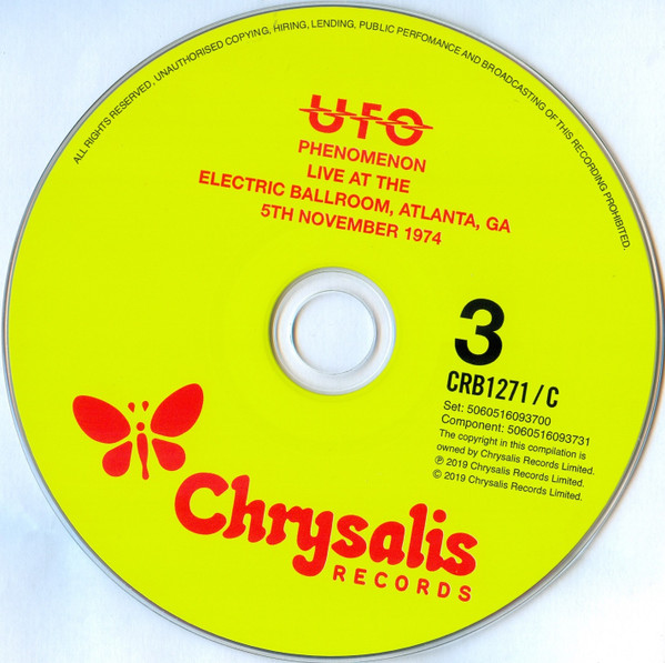 UFO (5) - Phenomenon (CD, Album, RE + CD + CD, RE + Dlx, RM)