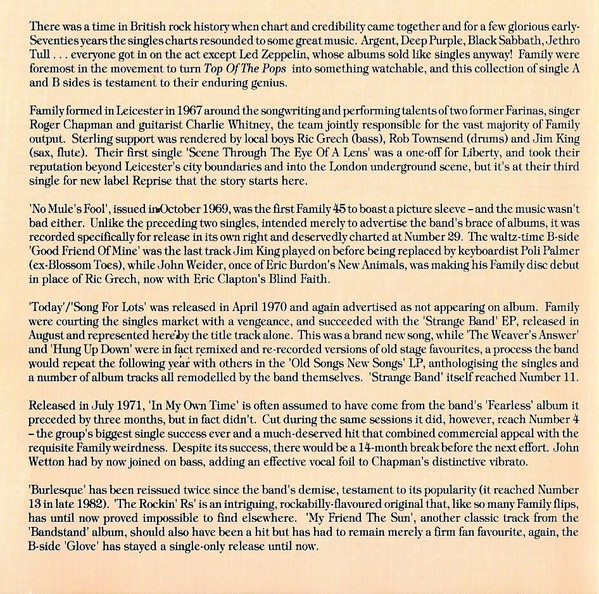 Family (6) - As & Bs (CD, Comp)