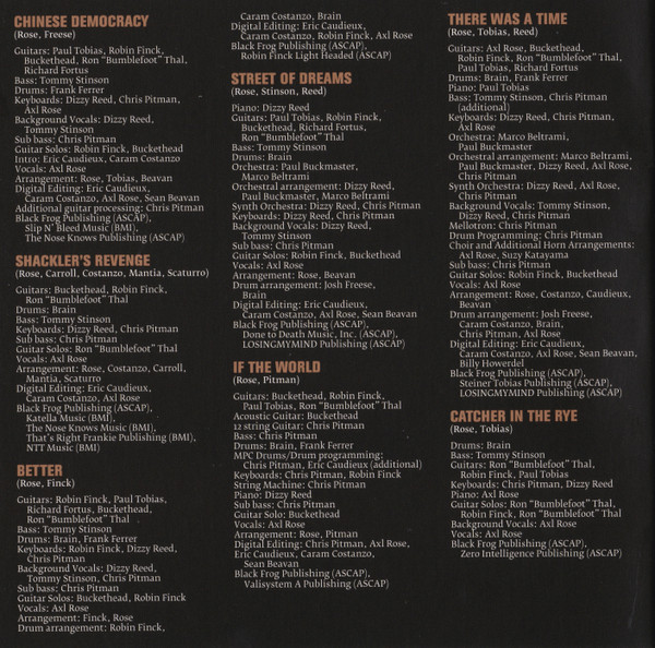 Guns N' Roses - Chinese Democracy (CD, Album, RE, RP)