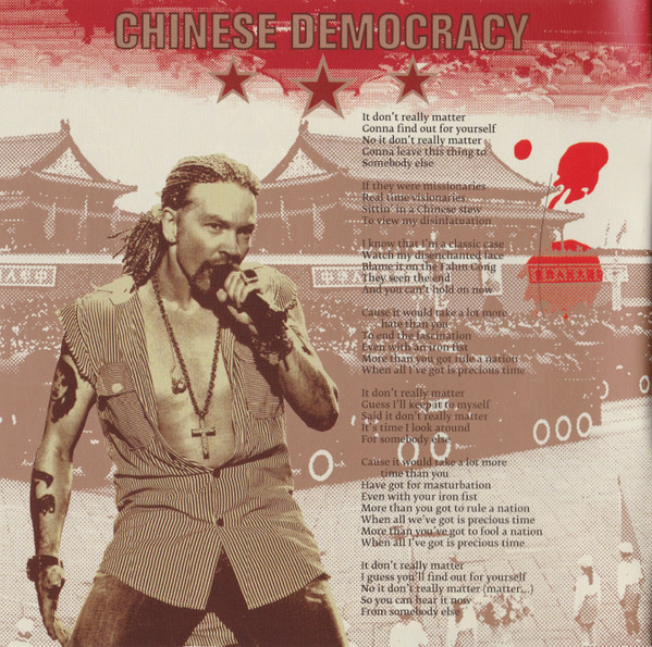 Guns N' Roses - Chinese Democracy (CD, Album, RE, RP)