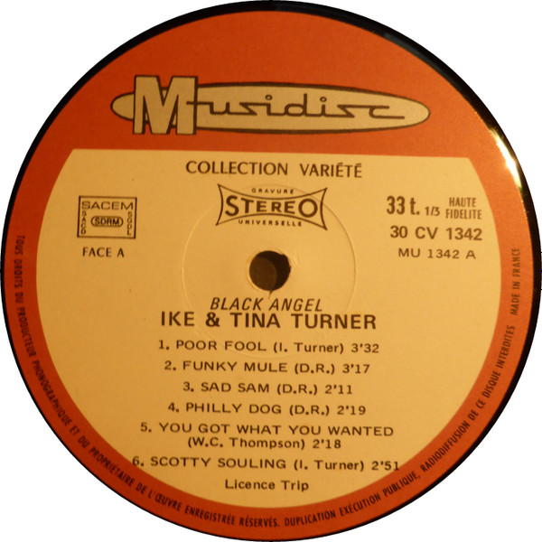 Ike & Tina Turner - Black Angel (LP, Comp)